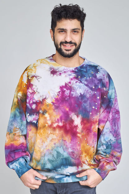 Jewel Toned Crewneck Sweatshirt