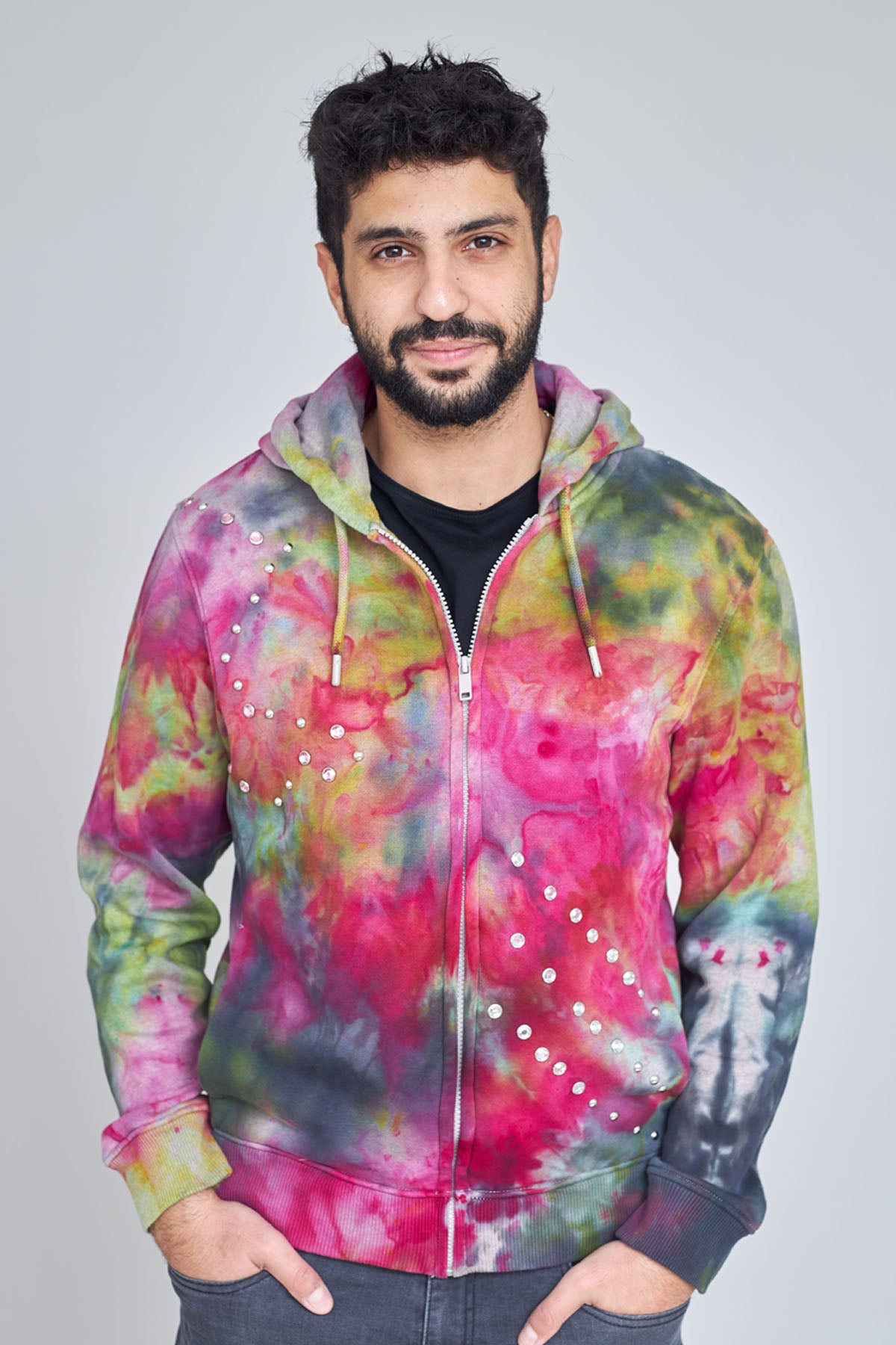 Splattered Dreams Zip Up Hoodie