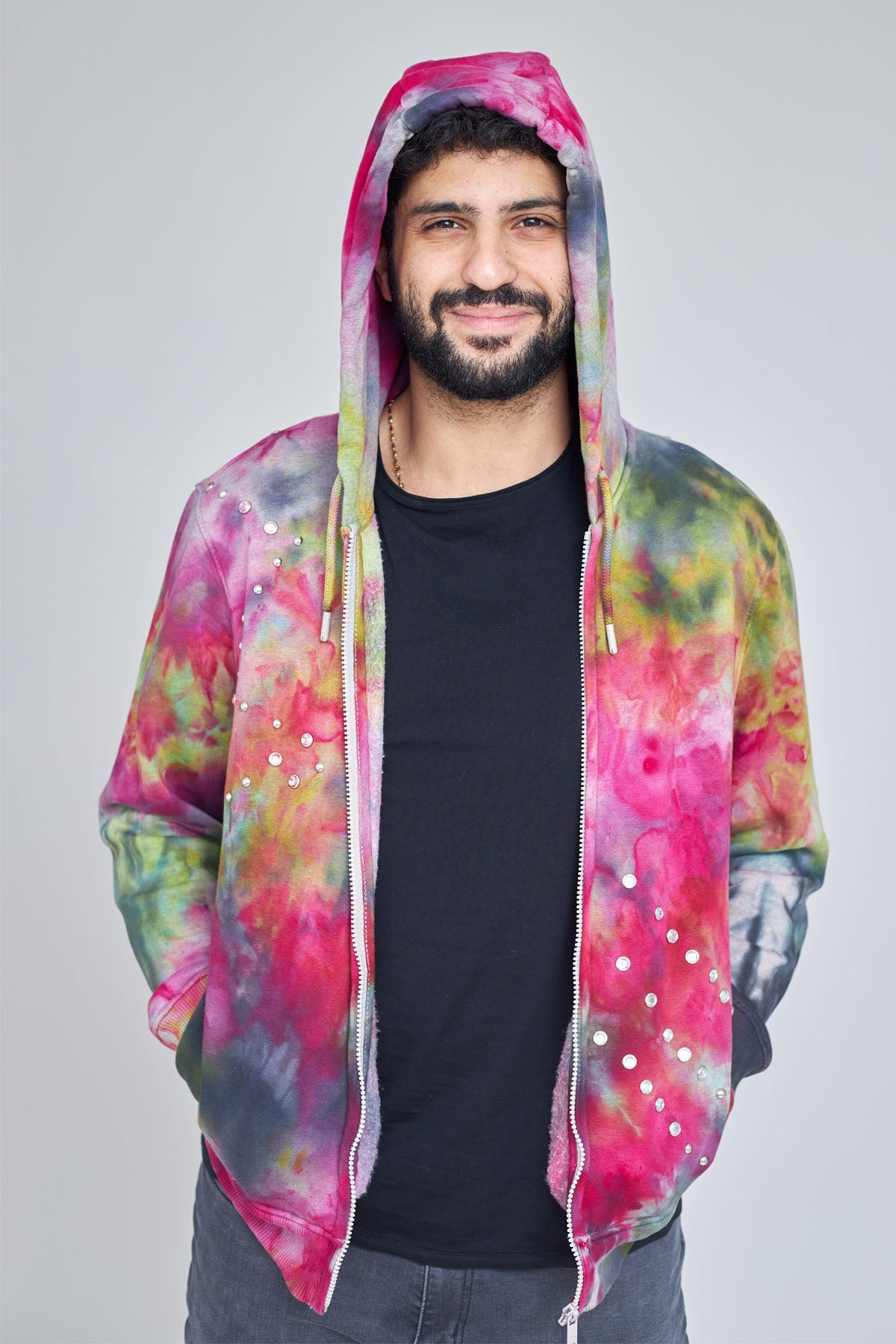 Splattered Dreams Zip Up Hoodie