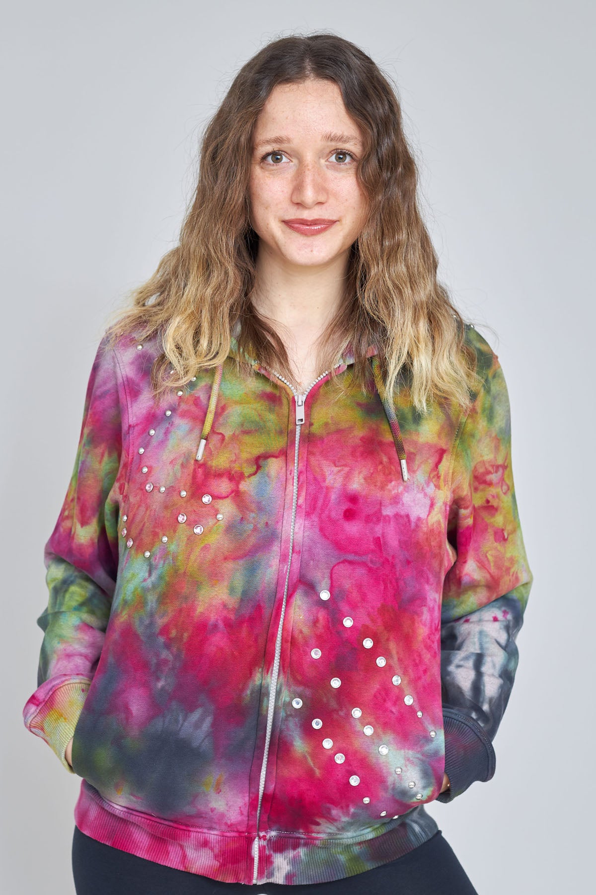 Splattered Dreams Zip Up Hoodie